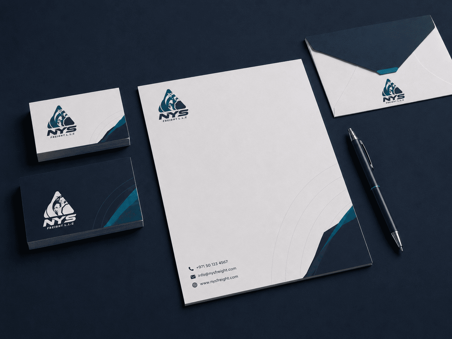 Luxury brand identity project designed by Jishad Muhammed
